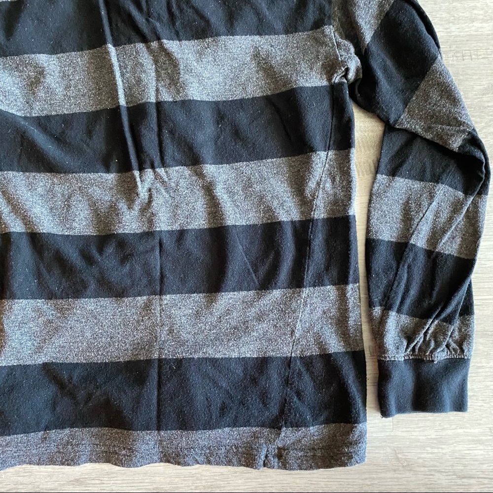 Boys Striped Henley Long Sleeve - Picture 9 of 10